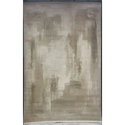 سجاد تركي مودرن لافيش 37842A كريم ذهبي مقاس 50*80