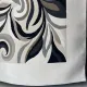 سجاد لوتس تركي AA191A اسود مقاس 80*150 - سجاد فرنسي شرقي