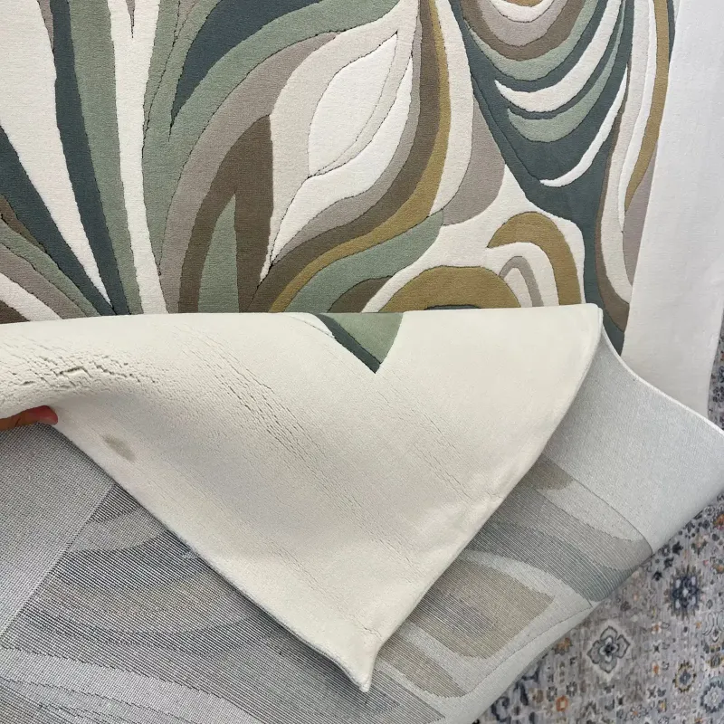 سجاد لوتس تركي AA191A اخضر مقاس 80*150 - سجاد فرنسي شرقي