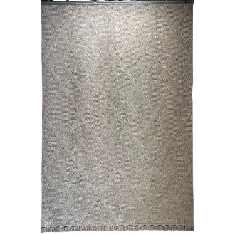 سجاد خيش لوفر تركي E091A كريم مقاس 200*300