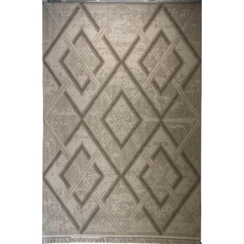 سجاد خيش لوفر تركي E091A رصاصي فاتح مقاس 100*200