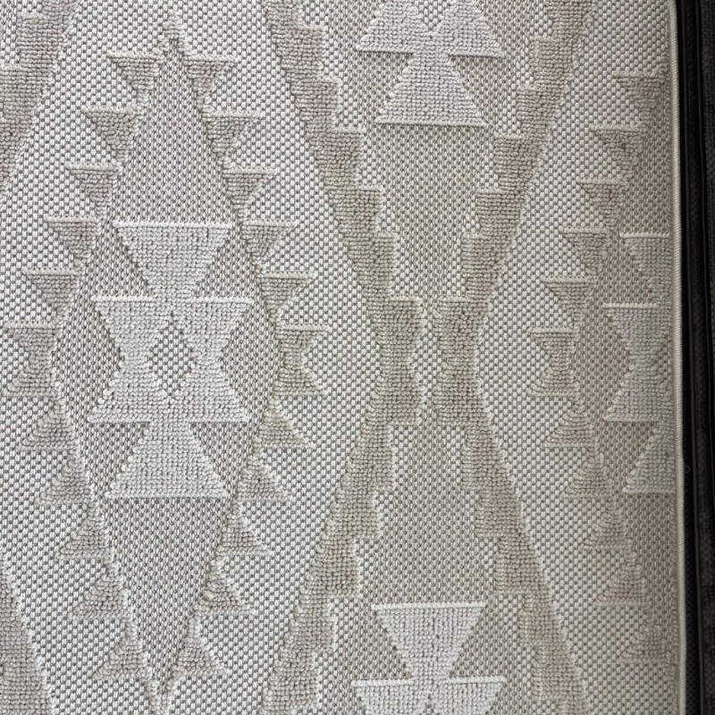 سجاد خيش لوفر تركي E091A بني فاتح بيج مقاس 300*400