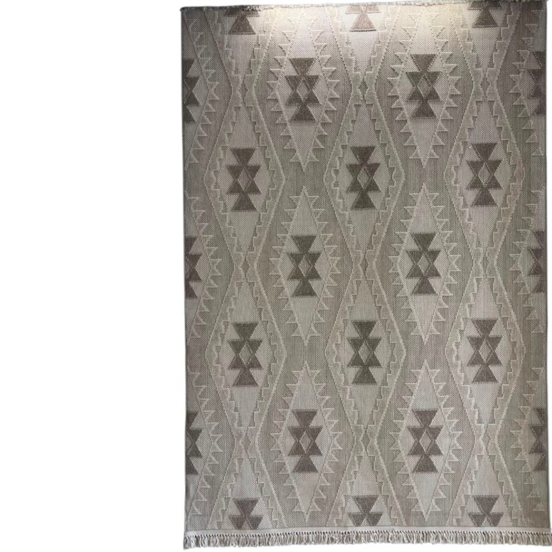 سجاد خيش لوفر تركي E094A رمادي فاتح مقاس 50*80