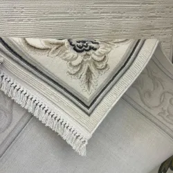 سجاد تركي مدريد 41135A رصاصي مقاس 50*80