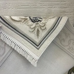 سجاد تركي مدريد 41135A رصاصي مقاس 50*80