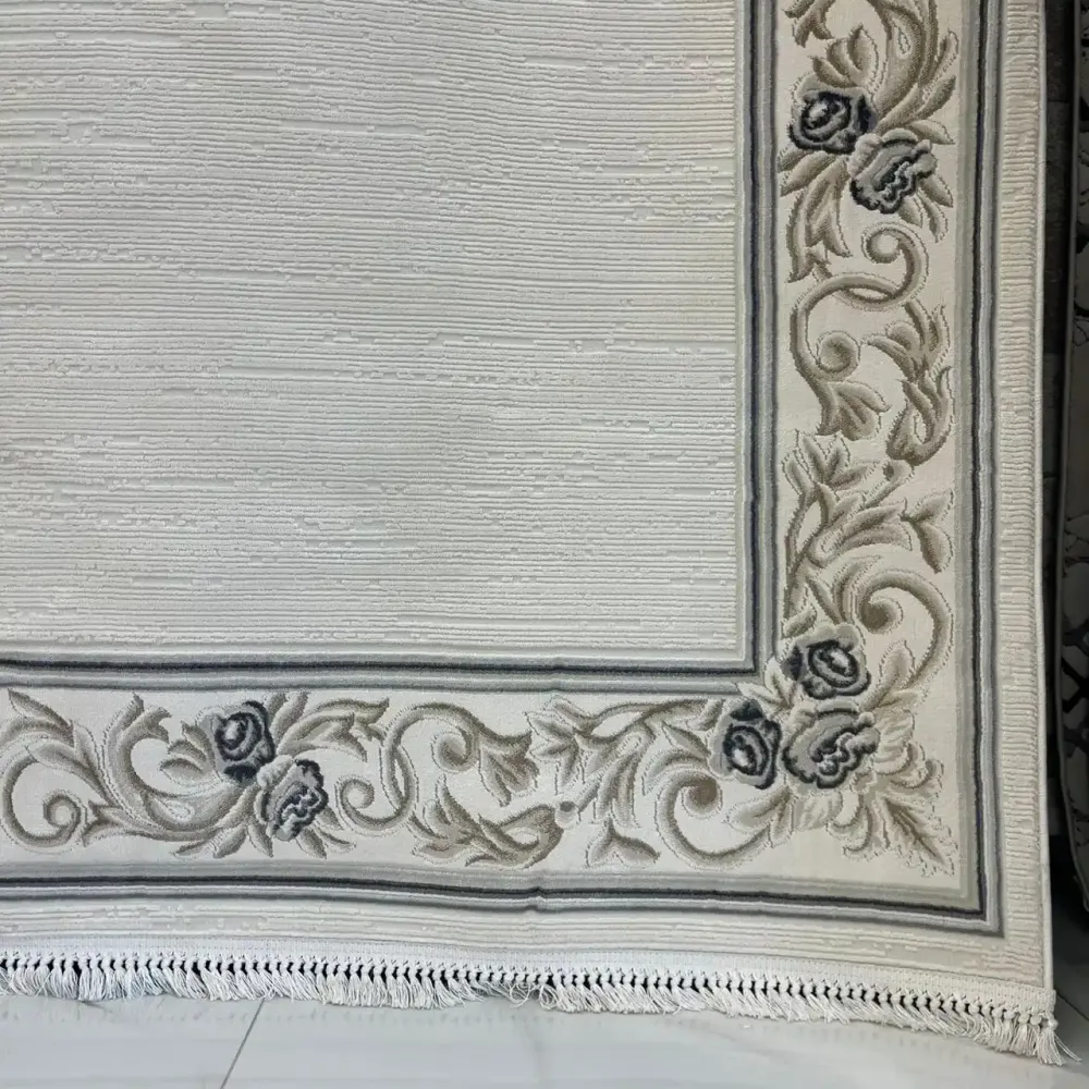 سجاد تركي مدريد 41135A رصاصي مقاس 50*80