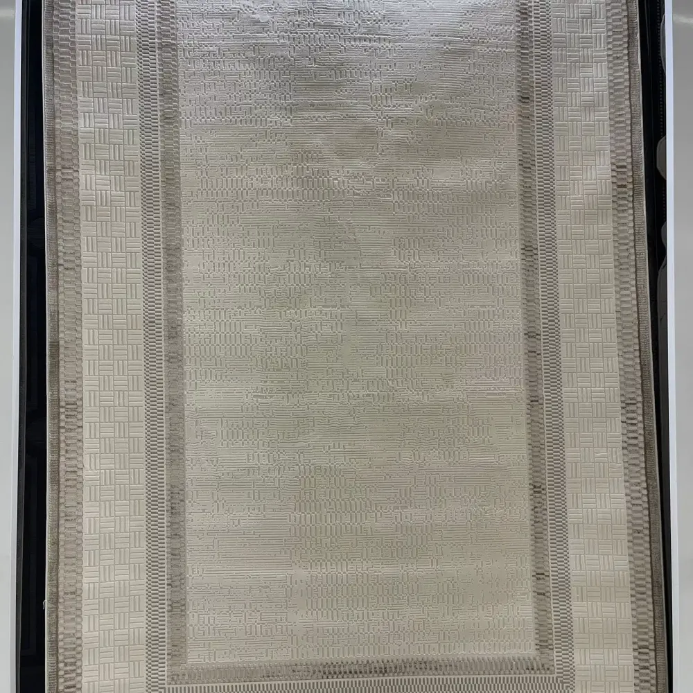 سجاد تركي مودرن مون 40986A بيج مقاس 50*80