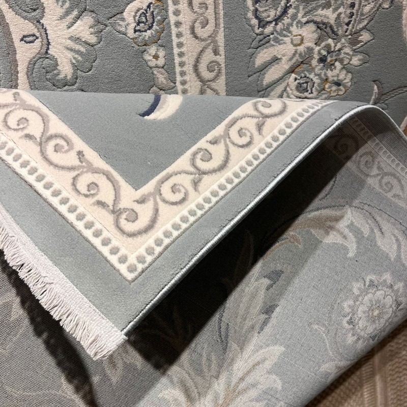 سجاد تركي موناليزا 41185A سماوي مقاس 100*300