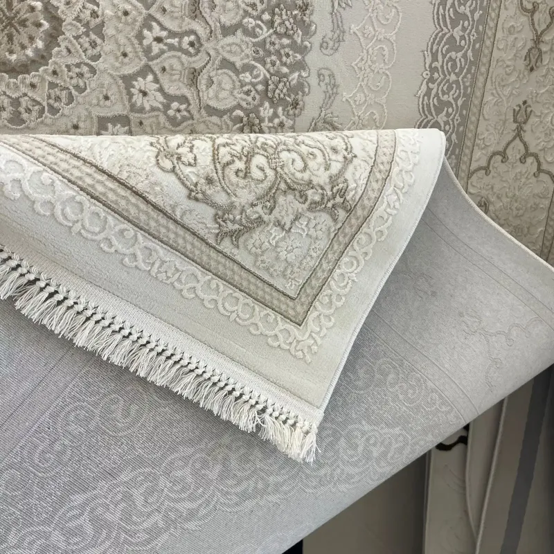 سجاد باناميرا تركي 35830A كريم بيج مقاس 300*400 - سجاد فرنسي شرقي