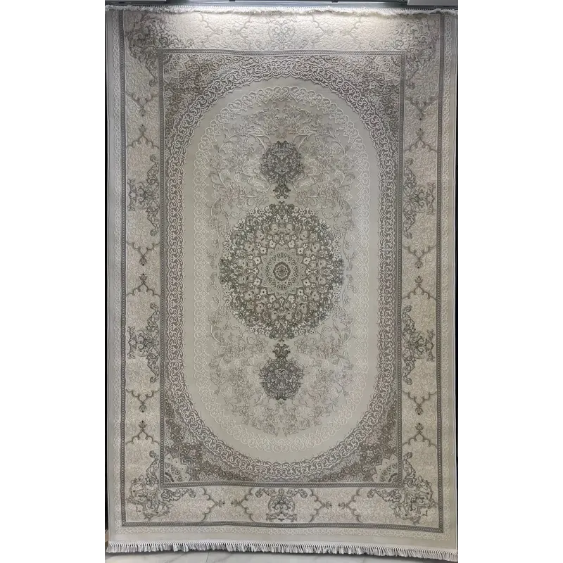 سجاد باناميرا تركي 35830A كريم اخضر مقاس 300*400 - سجاد تركي كلاسيك