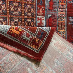 سجاد بلاتينيوم افغاني بخاري تركي H0171B احمر مقاس 400*500