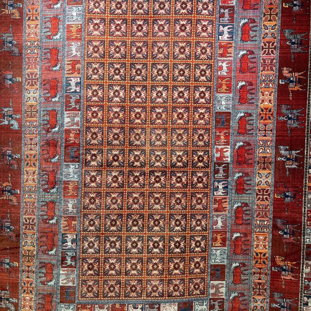 سجاد بلاتينيوم افغاني بخاري تركي H0171B احمر مقاس 400*500