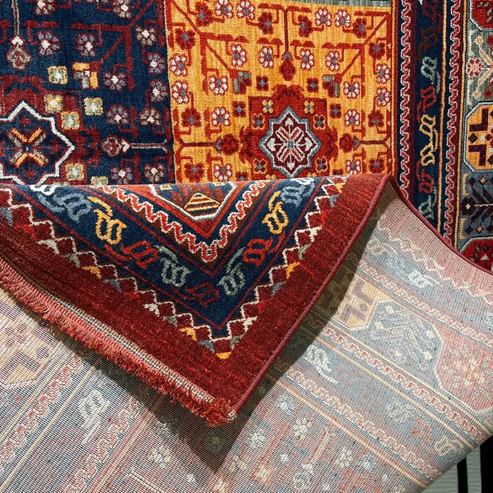 سجاد بلاتينيوم افغاني بخاري تركي OL406C احمر مقاس 80*150 - سجاد بخارى