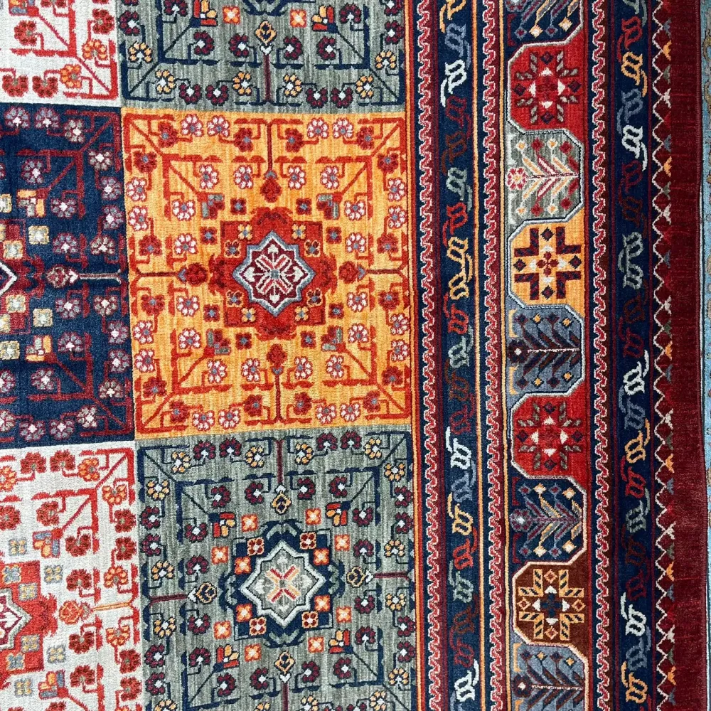 سجاد بلاتينيوم افغاني بخاري تركي OL406C احمر مقاس 80*150 - سجاد بخارى