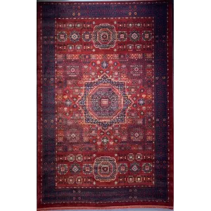 سجاد بلاتينيوم افغاني بخاري تركي OL417B احمر مقاس 400*500