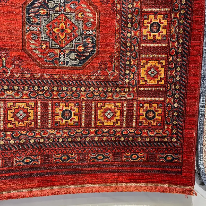 سجاد بلاتينيوم افغاني بخاري تركي OL433A احمر مقاس 80*150
