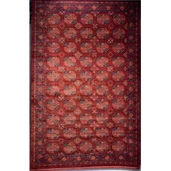 سجاد بلاتينيوم افغاني بخاري تركي OL434B احمر مقاس 80*150