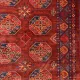 سجاد بلاتينيوم افغاني بخاري تركي OL434B احمر مقاس 80*150