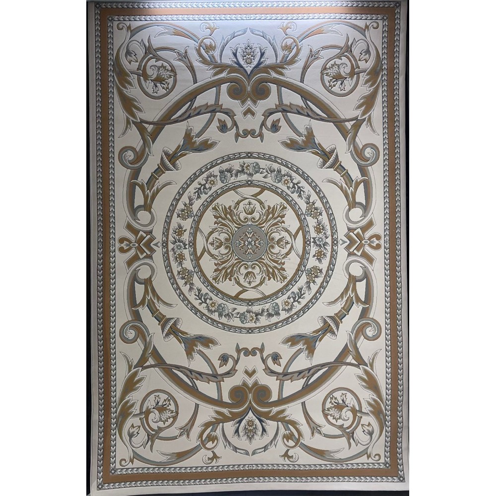 سجاد تركي رجوة G0710K ابيض روز ابيض دايري مقاس 200*200 سجاد تركي رجوة G0710K ابيض روز ابيض دايري مقاس 200*200