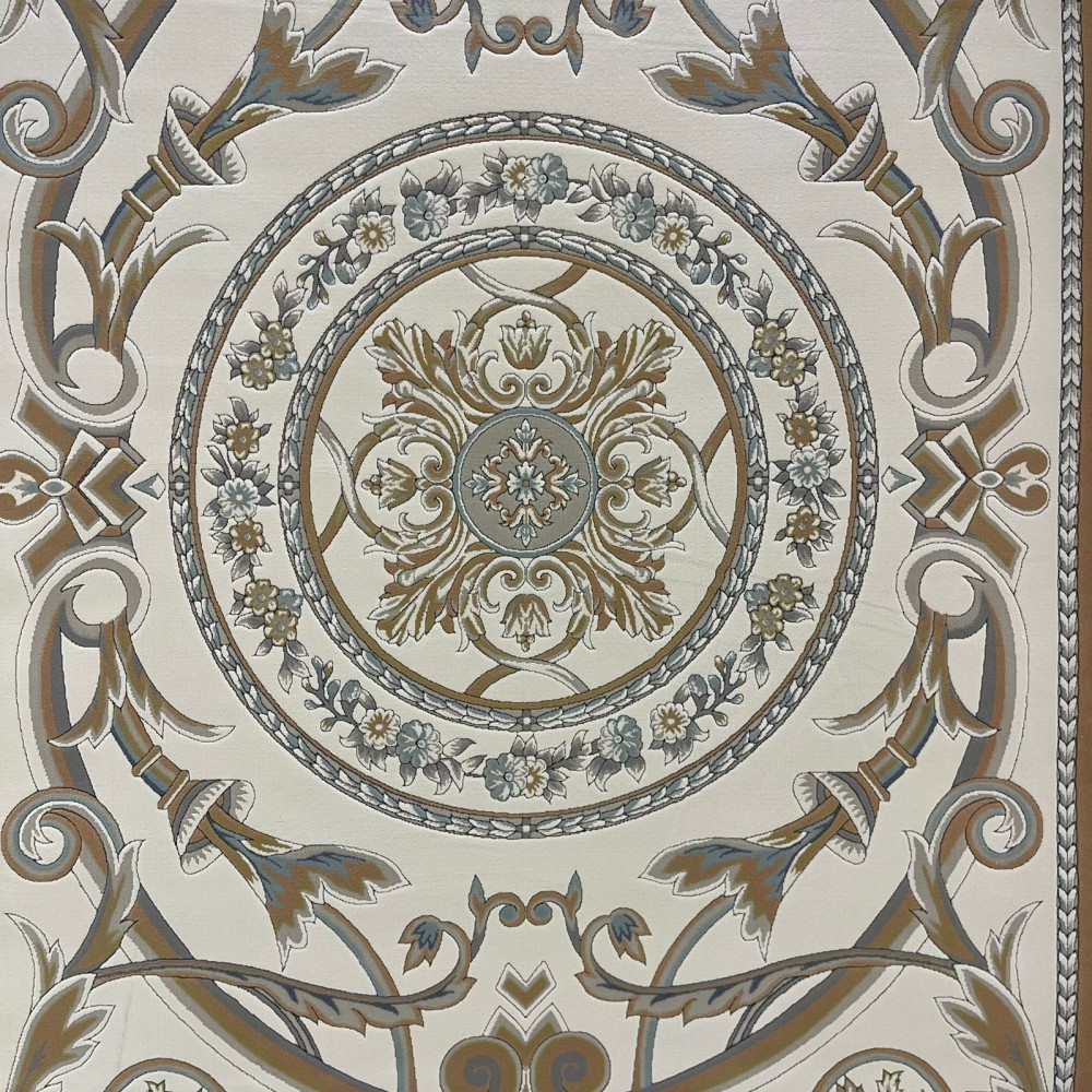 سجاد تركي رجوة G0710K ابيض روز ابيض دايري مقاس 200*200 سجاد تركي رجوة G0710K ابيض روز ابيض دايري مقاس 200*200