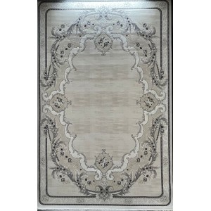 سجاد تركي لوريان 41254A اسود كريم مقاس 80*150