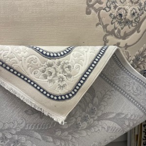 Turkish Lorian 41254A Rug Light beige blue Size 80*150 Turkish Lorian 41254A Rug Light beige blue Size 80*150