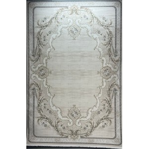 Turkish Lorian 41254A Rug Light beige gray Size 400*500