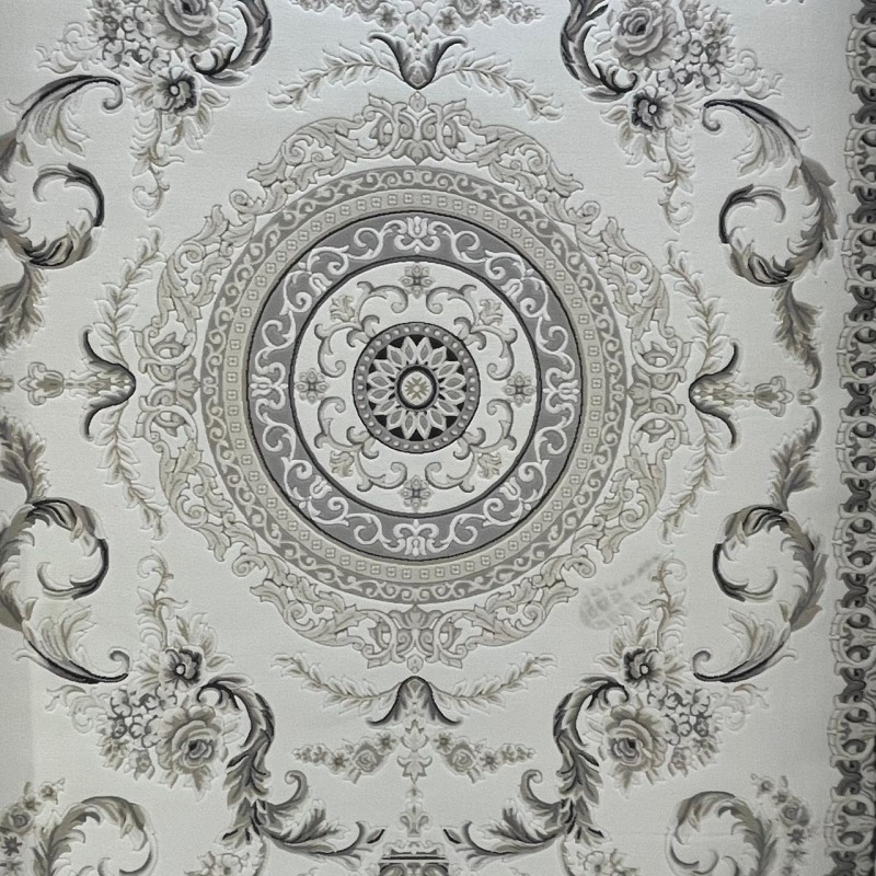 سجاد تركي روما 41580A اسود كريم مقاس 100*300