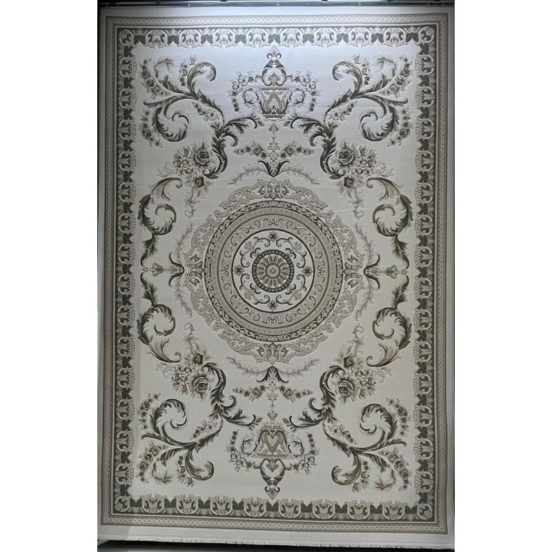 سجاد تركي روما 41580A كريم اخضر مقاس 150*220