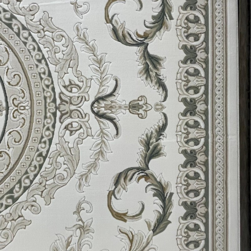 سجاد تركي روما 41580A كريم اخضر مقاس 150*220
