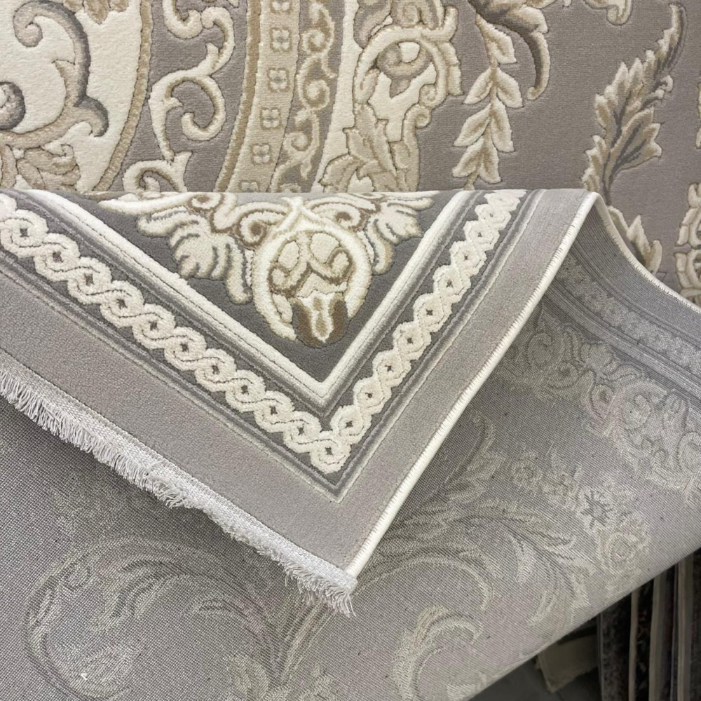 سجاد تركي روما 41580A بيج فاتح رصاصي مقاس 80*150 سجاد تركي روما 41580A بيج فاتح رصاصي مقاس 80*150