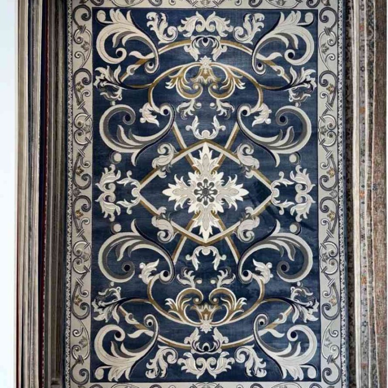 سجاد شرقي رويال تركي G0001 سماوي مقاس 150*150