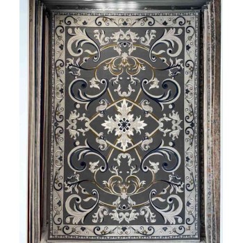 سجاد شرقي رويال تركي G0001 رصاصي مقاس 150*150