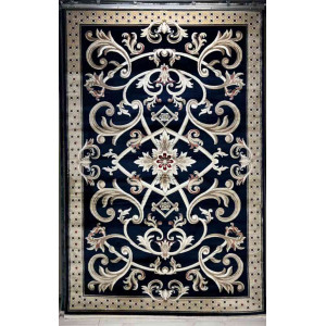 سجاد تركي سفير نقش فرنسي كحلي مقاس 100*200