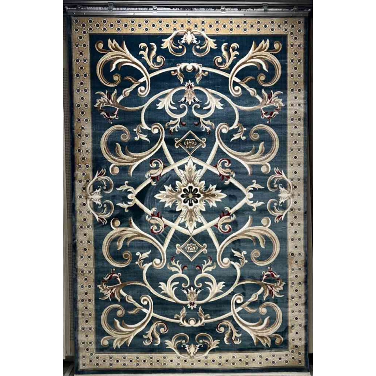 سجاد تركي سفير نقش فرنسي سماوي مقاس 400*600