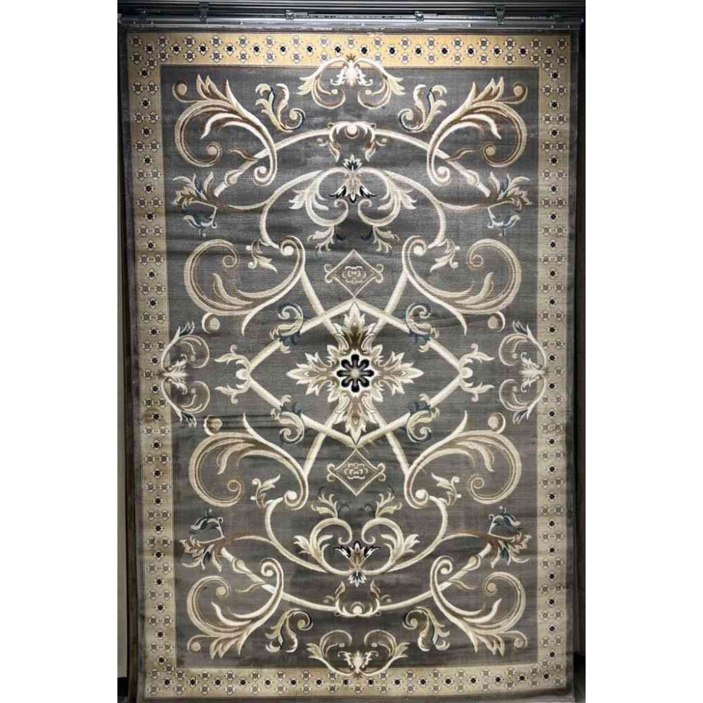 سجاد تركي سفير نقش فرنسي رصاصي مقاس 100*200