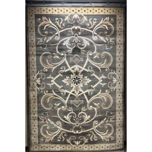 سجاد تركي سفير نقش فرنسي رصاصي مقاس 100*200