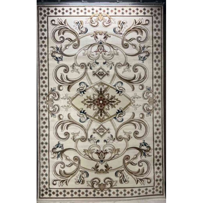 سجاد تركي سفير نقش فرنسي كريم مقاس 250*350