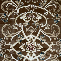 سجاد تركي سفير نقش فرنسي بني مقاس 400*600 سجاد تركي سفير نقش فرنسي بني مقاس 400*600