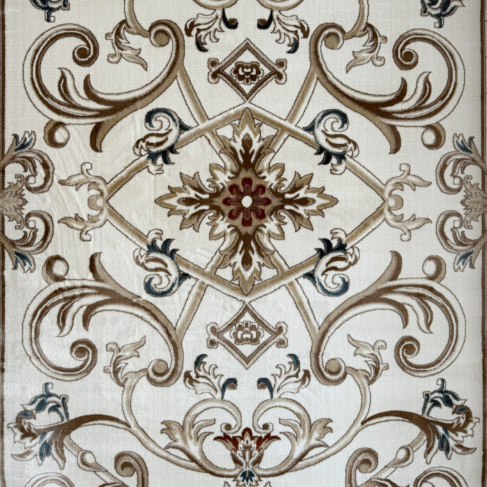 سجاد تركي سفير نقش فرنسي كريم مقاس 250*350