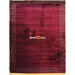 سجاد افغاني حرير ناعم بخارى 2001 احمر مقاس 400*500