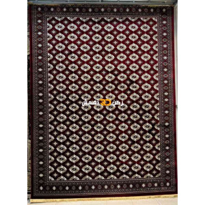 سجاد افغاني حرير ناعم بخارى 2003 احمر مقاس 400*500