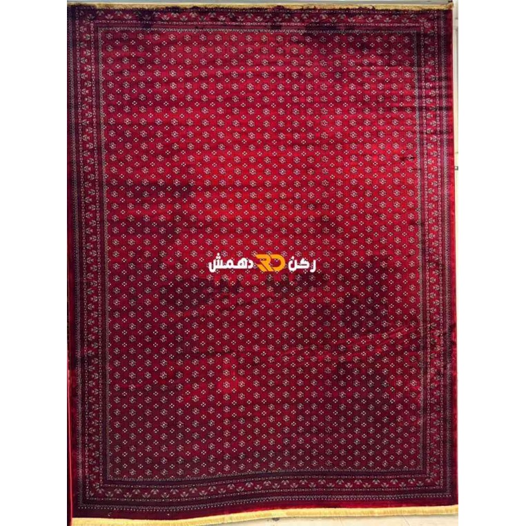 سجاد افغاني حرير ناعم بخارى 2006 احمر مقاس 250*350
