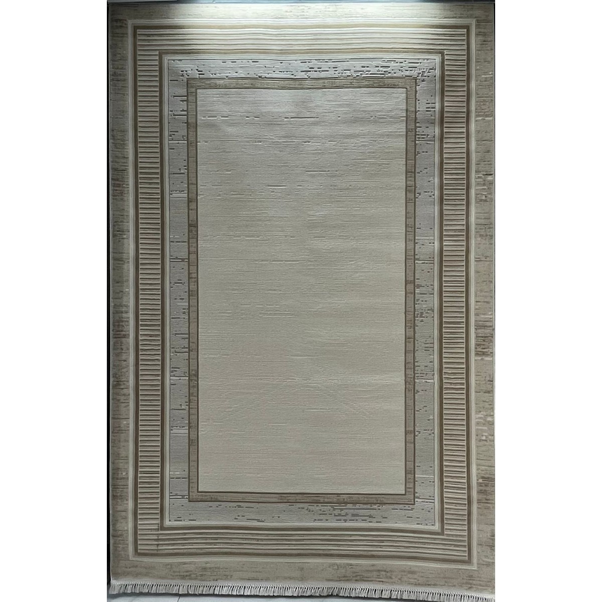 سجاد تركي اطار برواز سيلفيا 40984A بيج مقاس 50*80