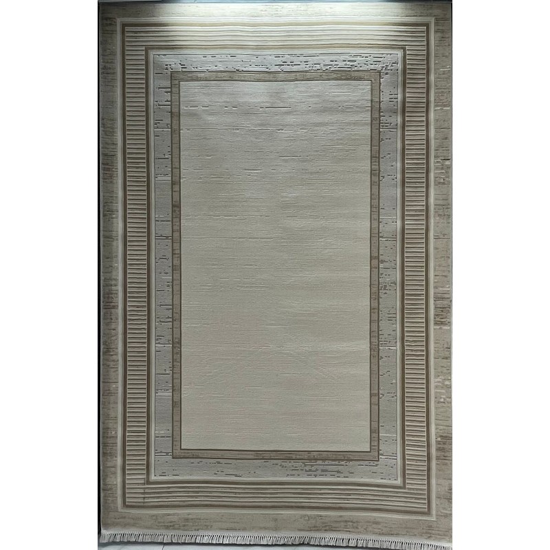 سجاد تركي اطار برواز سيلفيا 40984A بيج مقاس 50*80