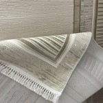 سجاد تركي اطار برواز سيلفيا 40984A بيج مقاس 50*80