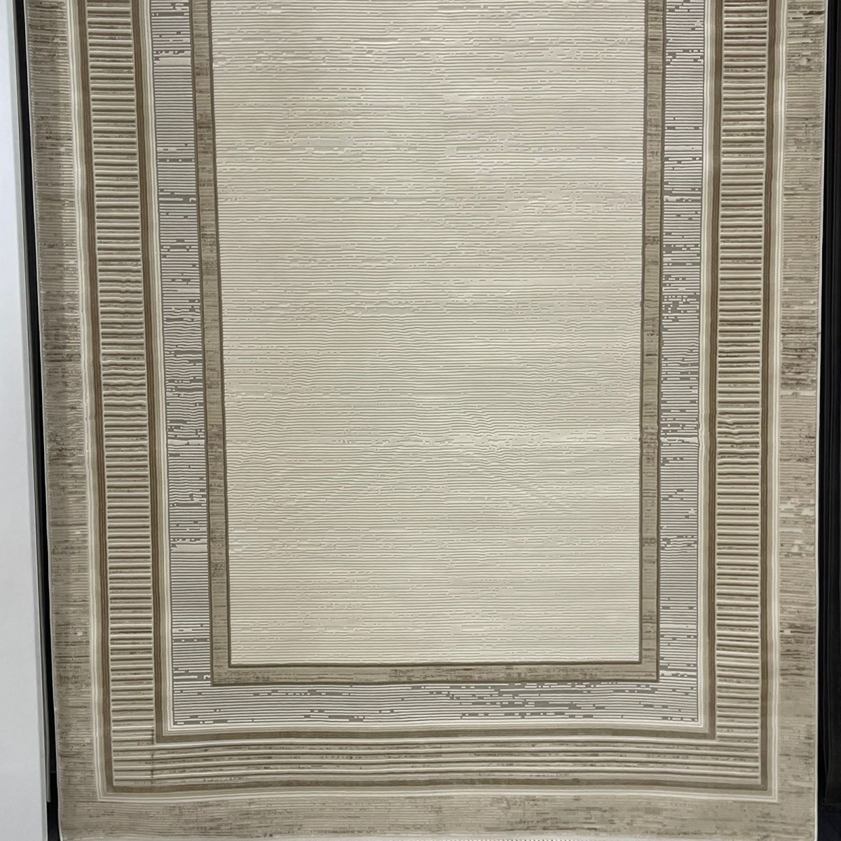 سجاد تركي اطار برواز سيلفيا 40984A بيج مقاس 50*80