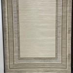سجاد تركي اطار برواز سيلفيا 40984A بيج مقاس 50*80
