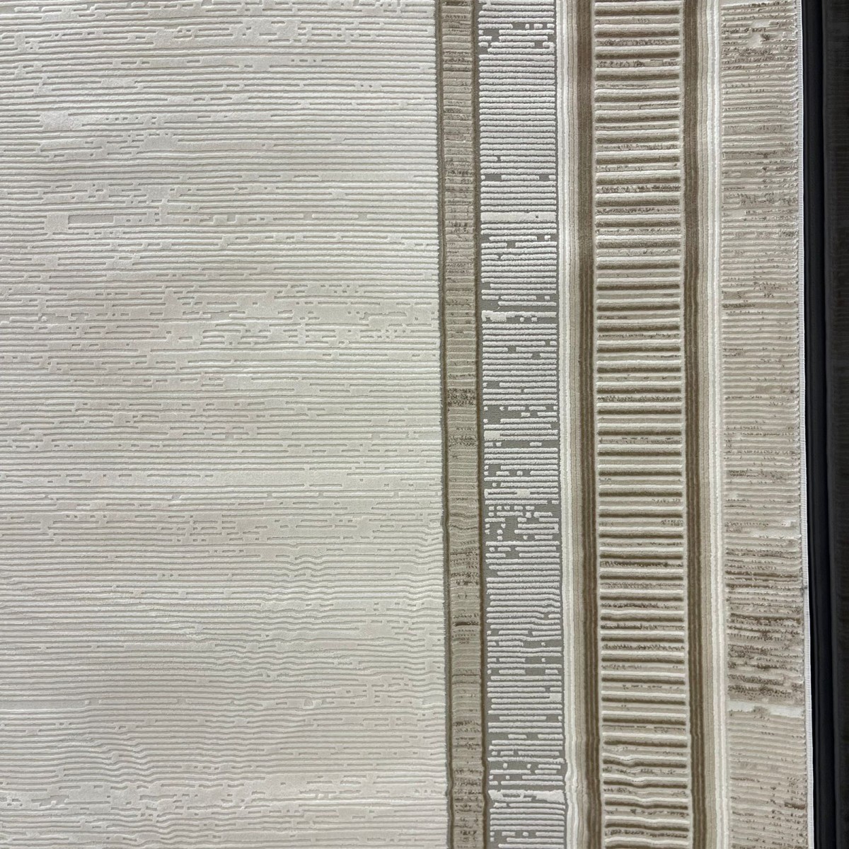 سجاد تركي اطار برواز سيلفيا 40984A بيج مقاس 50*80