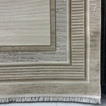 سجاد تركي اطار برواز سيلفيا 40984A بيج مقاس 50*80